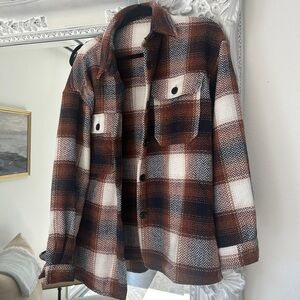 Plaid shacket
